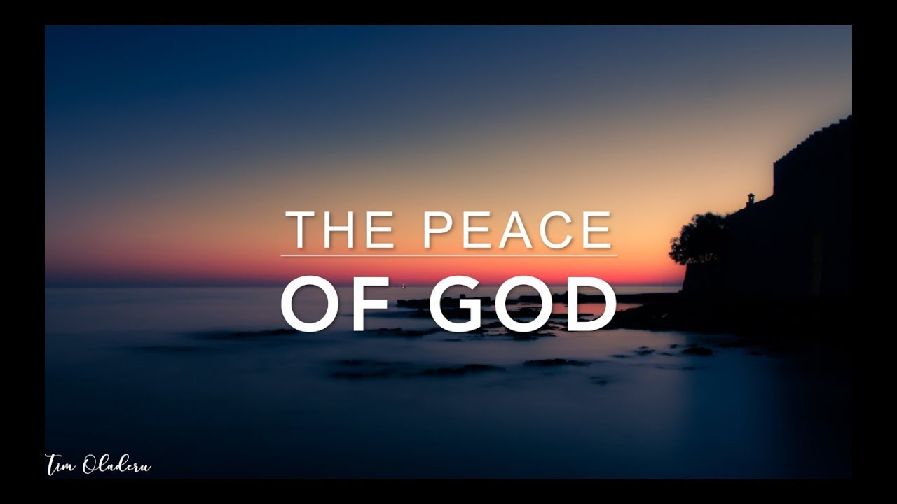 Peace of God in the Age of Anxiety
